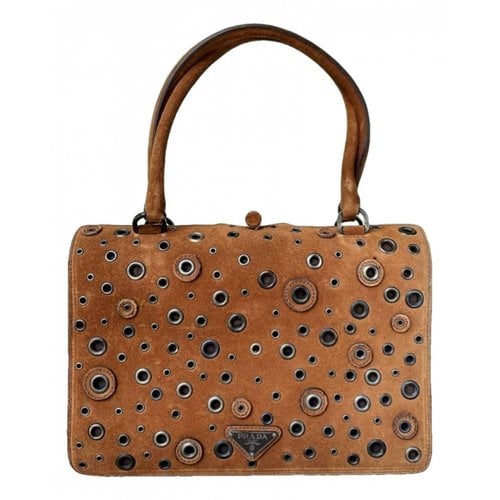 Pre-owned Prada Handbag In Brown
