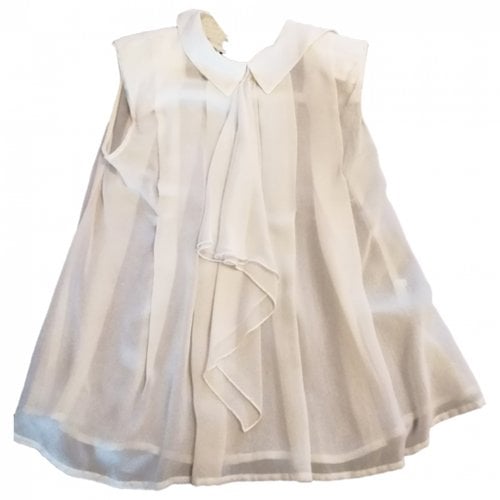 Pre-owned Elisabetta Franchi Blouse In White