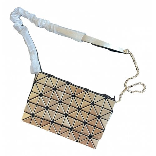 Pre-owned Issey Miyake Clutch Bag In Gold