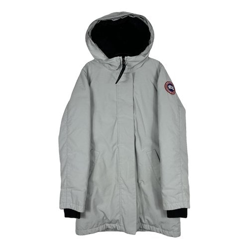 Pre-owned Canada Goose Victoria Parka In White