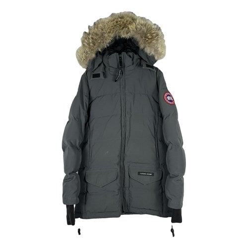 Pre-owned Canada Goose Parka In Grey