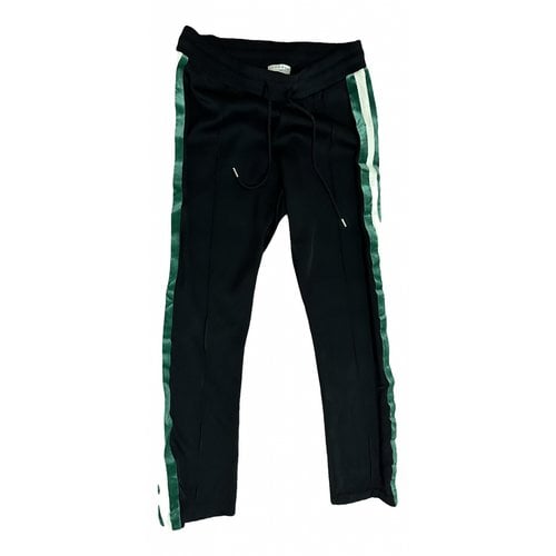 Pre-owned Sandro Chino Pants In Black