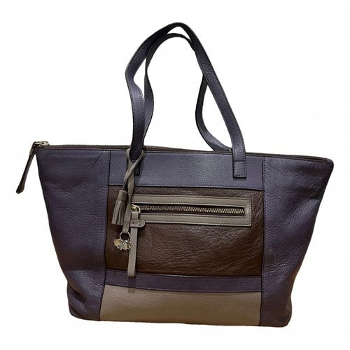 Pre-owned Fratelli Rossetti Leather Handbag In Purple