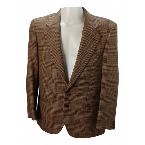 Pre-owned Valentino Wool Vest In Brown