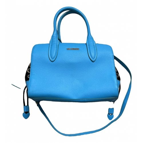 Pre-owned Moschino Love Handbag In Blue
