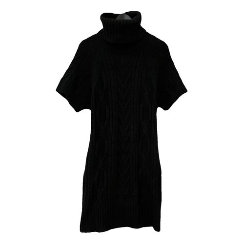 Pre-owned Malo Cashmere Mid-length Dress In Black