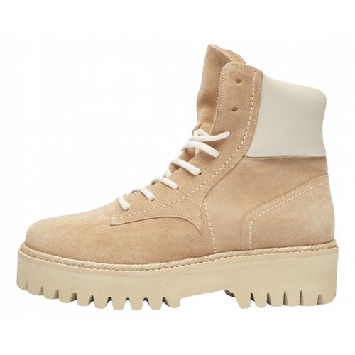 Pre-owned Dorothee Schumacher Leather Boots In Camel