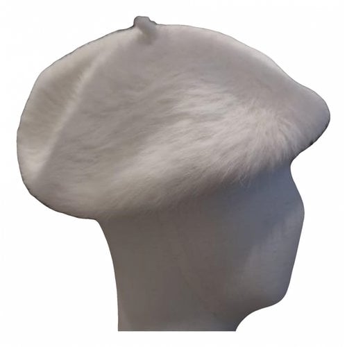 Pre-owned Max Mara Wool Beret In White