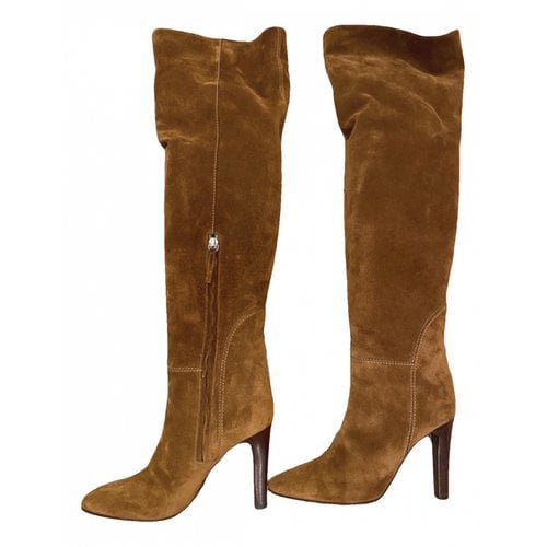 Pre-owned Giuseppe Zanotti Boots In Camel