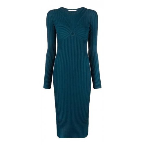 Pre-owned Helmut Lang Mid-length Dress In Green