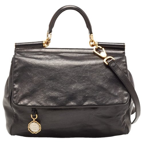 Pre-owned Dolce & Gabbana Leather Bag In Black