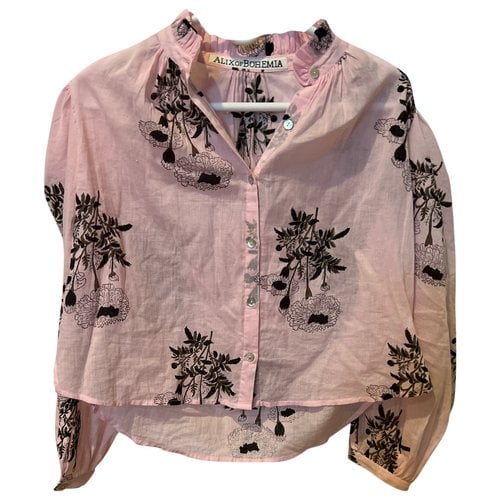 Pre-owned Alix Of Bohemia Blouse In Pink