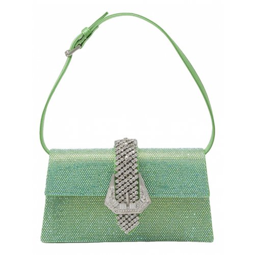 Pre-owned Gedebe Silk Handbag In Green