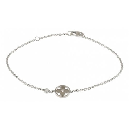 Pre-owned Louis Vuitton Idylle Blossom White Gold Bracelet In Silver
