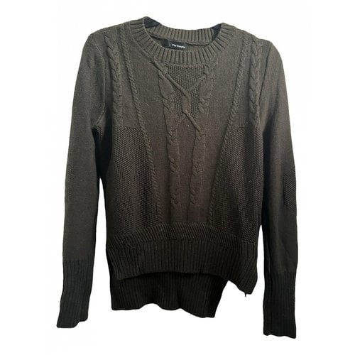 Pre-owned The Kooples Cashmere Jumper In Khaki