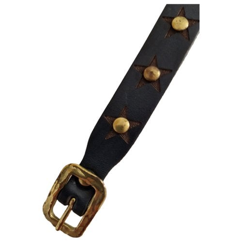 Pre-owned Il Bisonte Leather Jewellery In Black