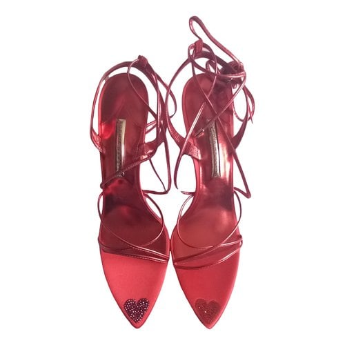 Pre-owned Sophia Webster Leather Sandal In Red