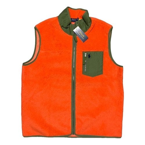 Pre-owned Polo Ralph Lauren Vest In Orange