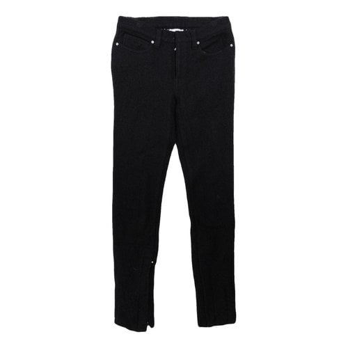 Pre-owned Undercover Wool Slim Pants In Black