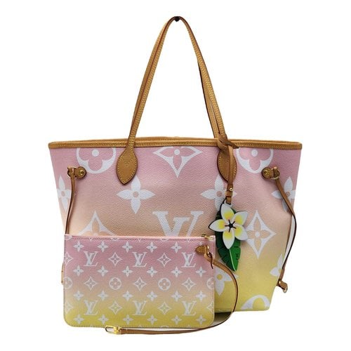 Pre-owned Louis Vuitton Neverfull Tote In Pink