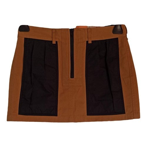 Pre-owned Alexander Wang Mini Skirt In Beige