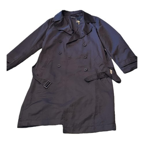 Pre-owned Piombo Trench Coat In Blue