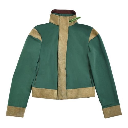 Pre-owned Miu Miu Jacket In Green