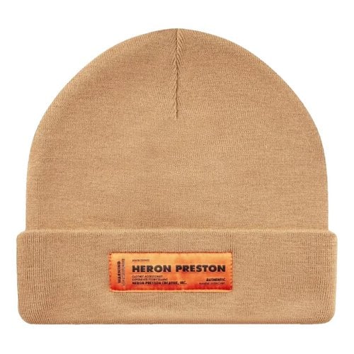 Pre-owned Heron Preston Wool Hat In Brown