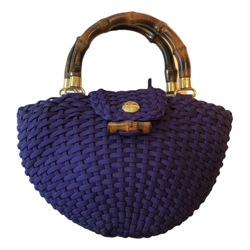 Pre-owned Fendi Clutch Bag In Purple