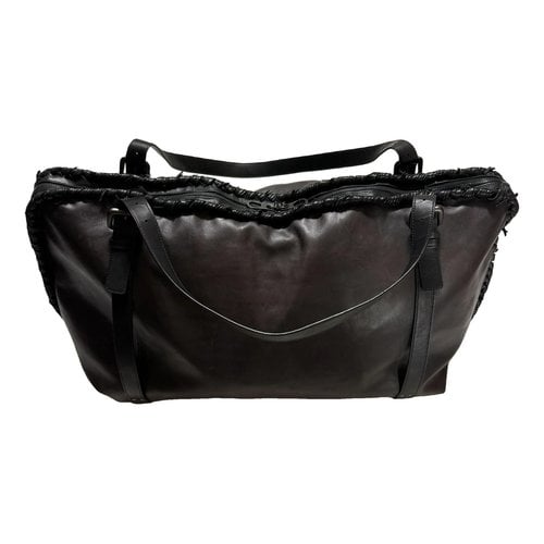 Pre-owned Bottega Veneta Leather Bag In Brown
