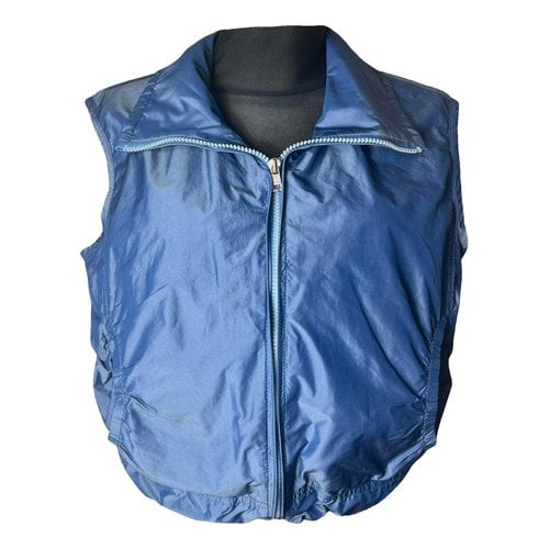 Pre-owned Marc Cain Short Vest In Blue