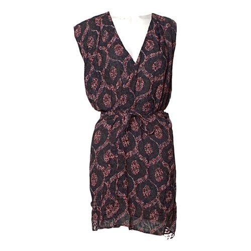 Pre-owned Isabel Marant Silk Mid-length Dress In Red
