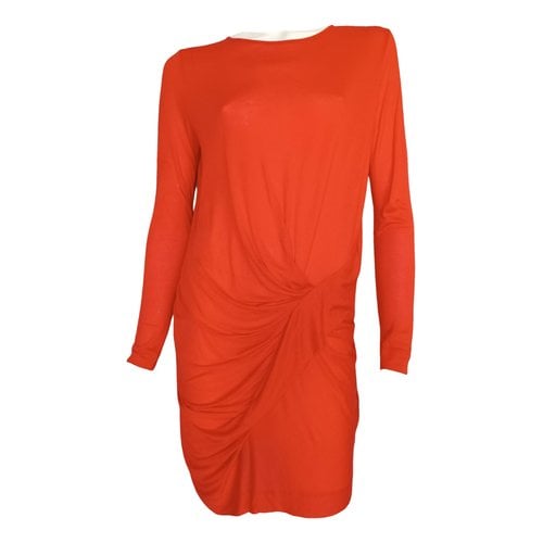 Pre-owned By Malene Birger Mini Dress In Red