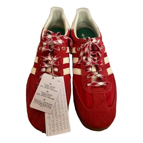 Pre-owned Adidas Originals Low Trainers In Red