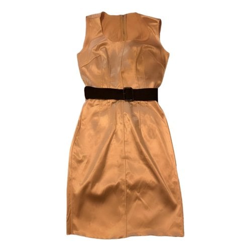 Pre-owned Dolce & Gabbana Mid-length Dress In Gold