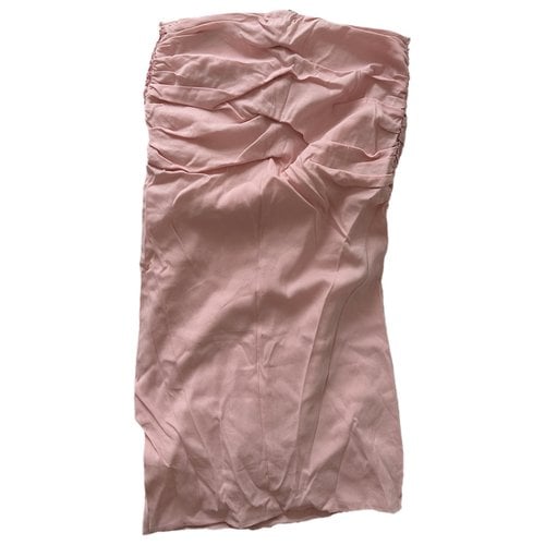 Pre-owned Versace Mid-length Skirt In Pink
