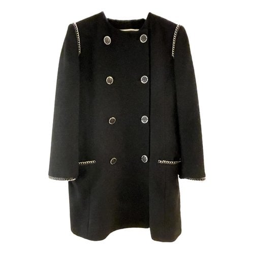 Pre-owned By Malene Birger Cashmere Coat In Black