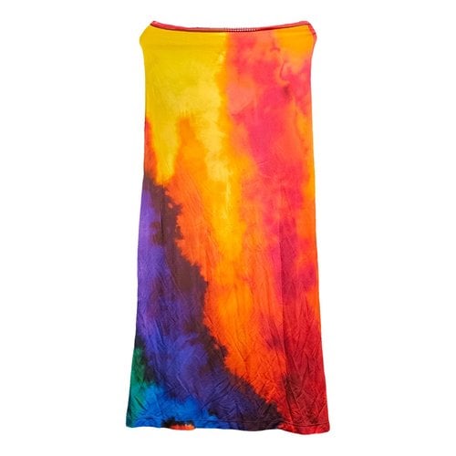 Pre-owned Rabanne Maxi Skirt In Multicolour