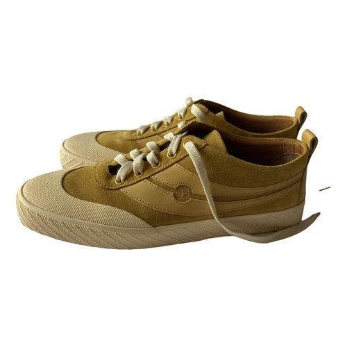 Pre-owned Bally Leather Trainers In Yellow