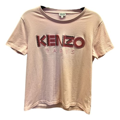Pre-owned Kenzo T-shirt In Pink