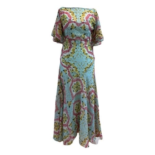 Pre-owned De La Vali Mid-length Dress In Multicolour