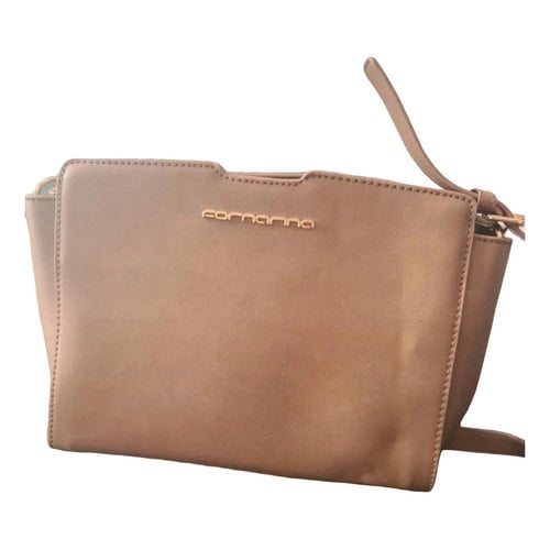 Pre-owned Fornarina Leather Handbag In Beige