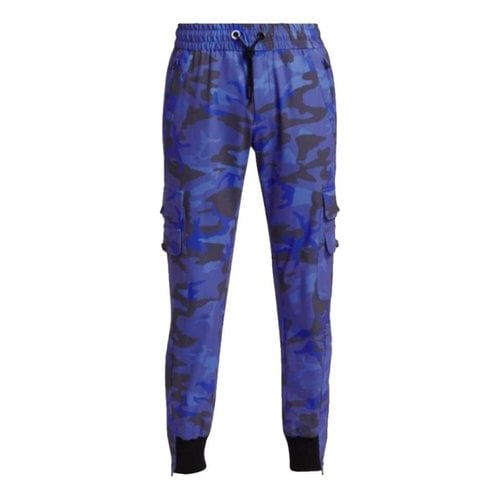 Pre-owned Kiton Trousers In Blue
