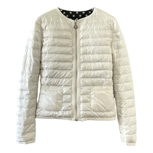 Pre-owned Moncler Classic Jacket In White