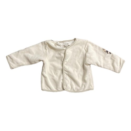 Pre-owned Burberry Kids' Sweater In White