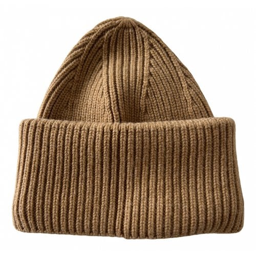 Pre-owned Mrz Cashmere Hat In Beige