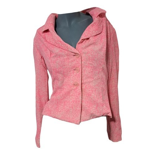 Pre-owned Vivienne Westwood Anglomania Silk Blazer In Pink