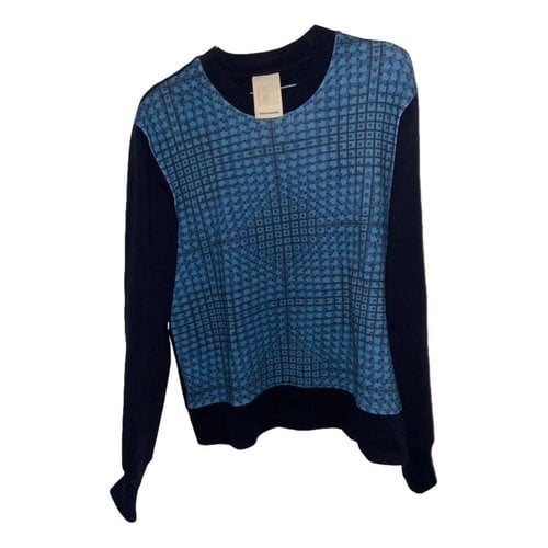 Pre-owned Wooyoungmi Sweatshirt In Blue