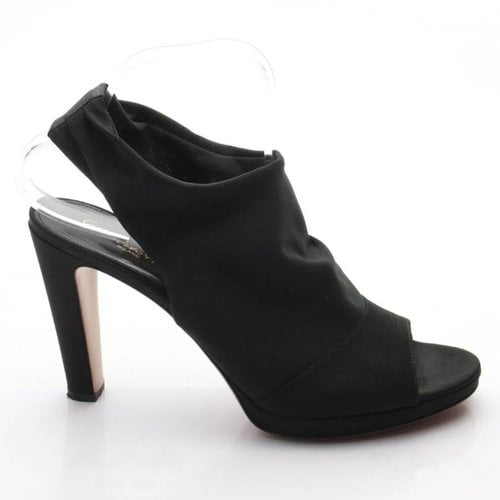 Pre-owned Gianvito Rossi Cloth Heels In Black