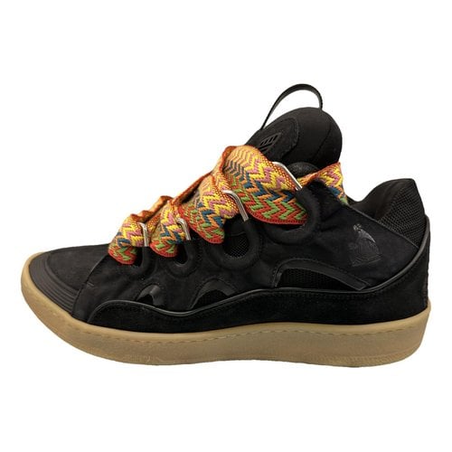 Pre-owned Lanvin High Trainers In Black